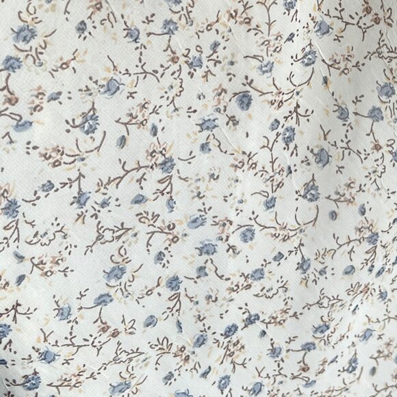 Vintage Floral Mini Midi Dress Dainty Romantic Summer Sun Handmade Euro Sundress - Picture 5 of 6